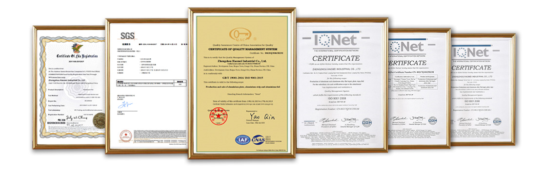 Haomei Certificates