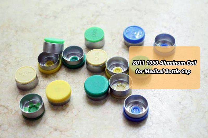 8011 1060 Aluminum Foil Coil for Medical Bottle Cap