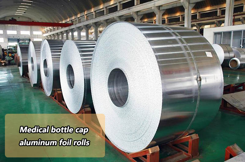 Medical Bottle Cap Aluminum Foil Roll