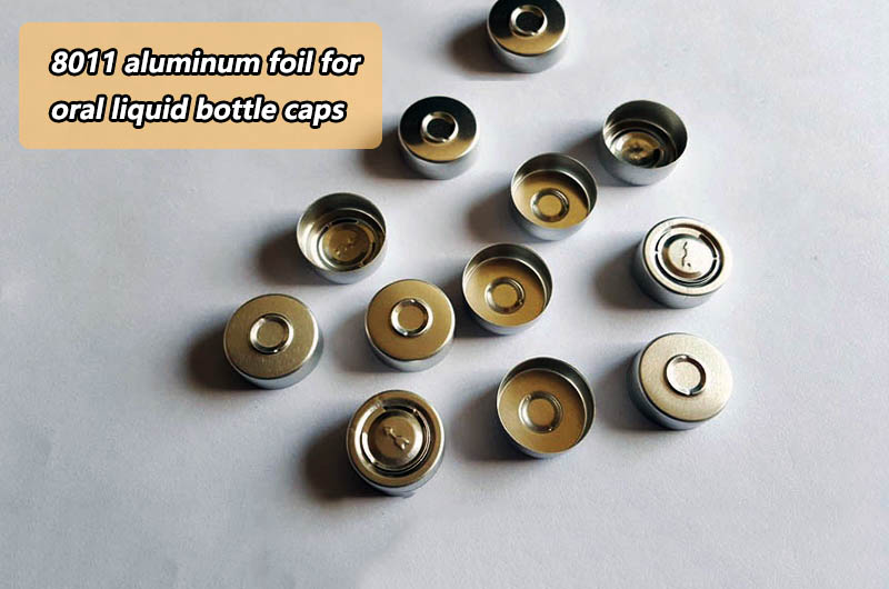 8011 aluminum foil for oral liquid bottle caps