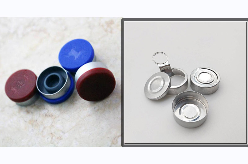 aluminum cap packaging for injections